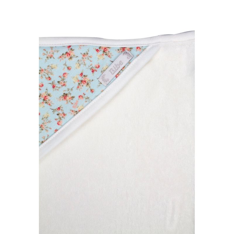 toalha-banho-capuz-algodao-egipcio-florzinhas-off-white-bibe-detalhe